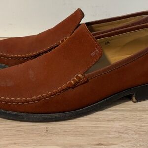 Tod's Burnt Sienna Suede Slip on Shoes/ Loafers 9.5